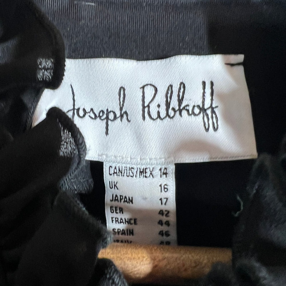 Joseph Ribkoff Charcoal Blazer with Button Accents - Picture 3 of 5